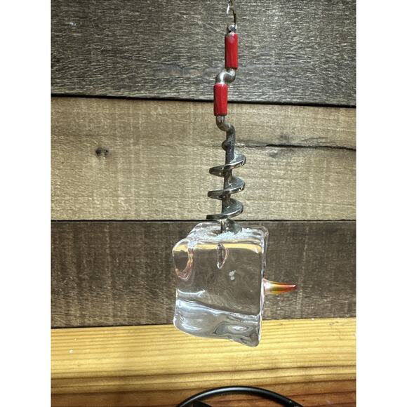 Dept 56 ICE CUBE Christmas Ornament Hand Drill - Picture 2 of 4